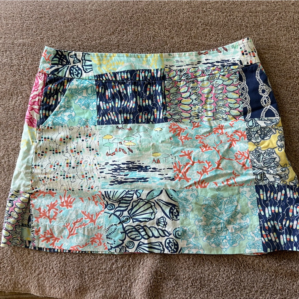 Lilly Pulitzer Nautical Skirt size 2